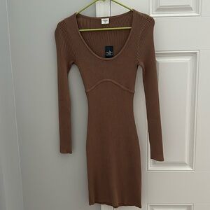 NWT Abercrombie and Fitch Elevated Knit Corset Mini Dress